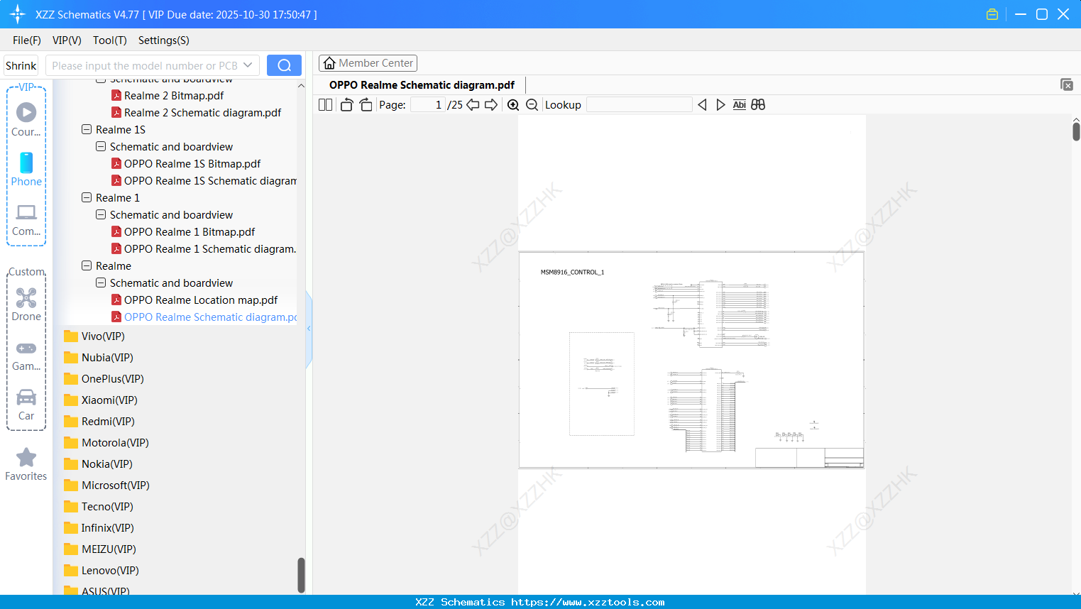 OPPO Realme Schematic Diagram